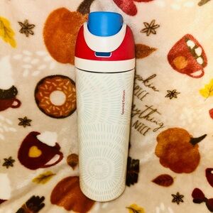 Owala red white boom